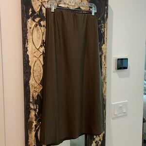 Jenni Kayne Olive A-Line Skirt